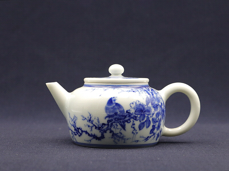 16. 청화 화조문