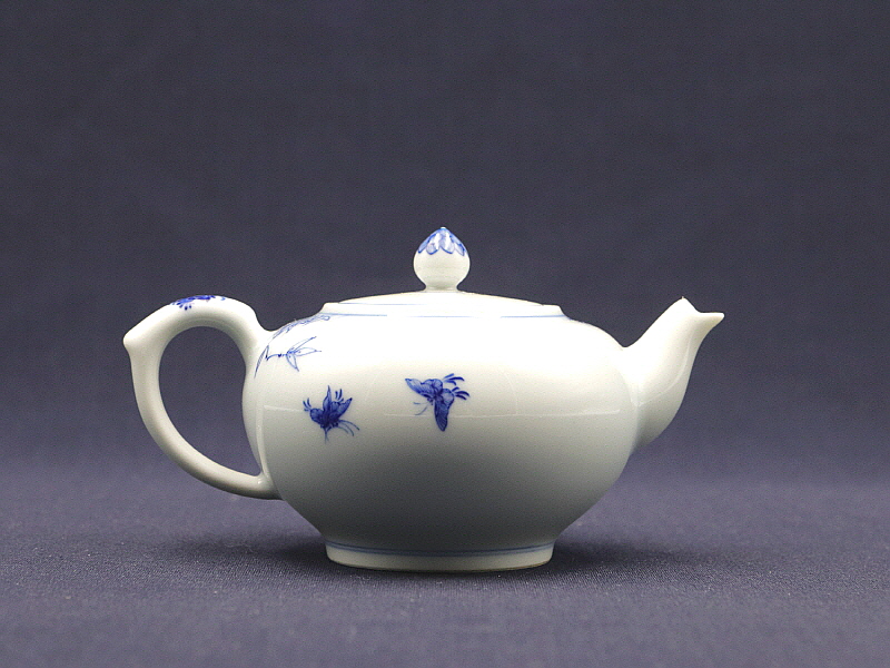 20. 청화 매죽조문