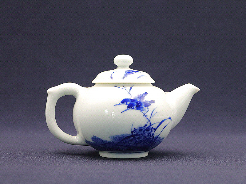 26. 청화 쌍취도문