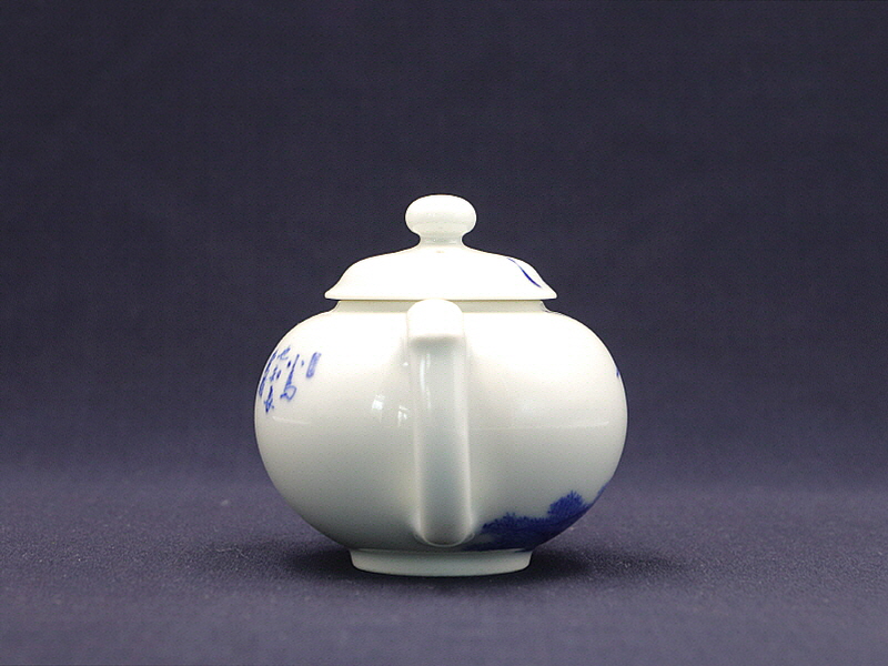 26. 청화 쌍취도문