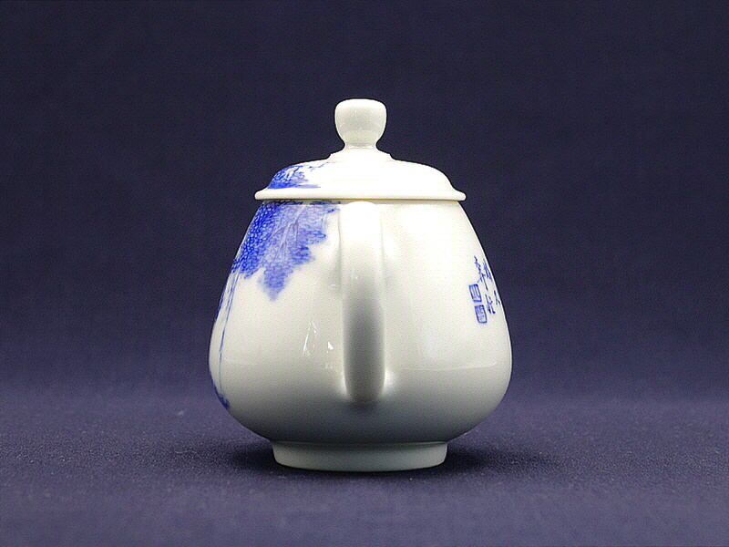 36. 청화 화조문