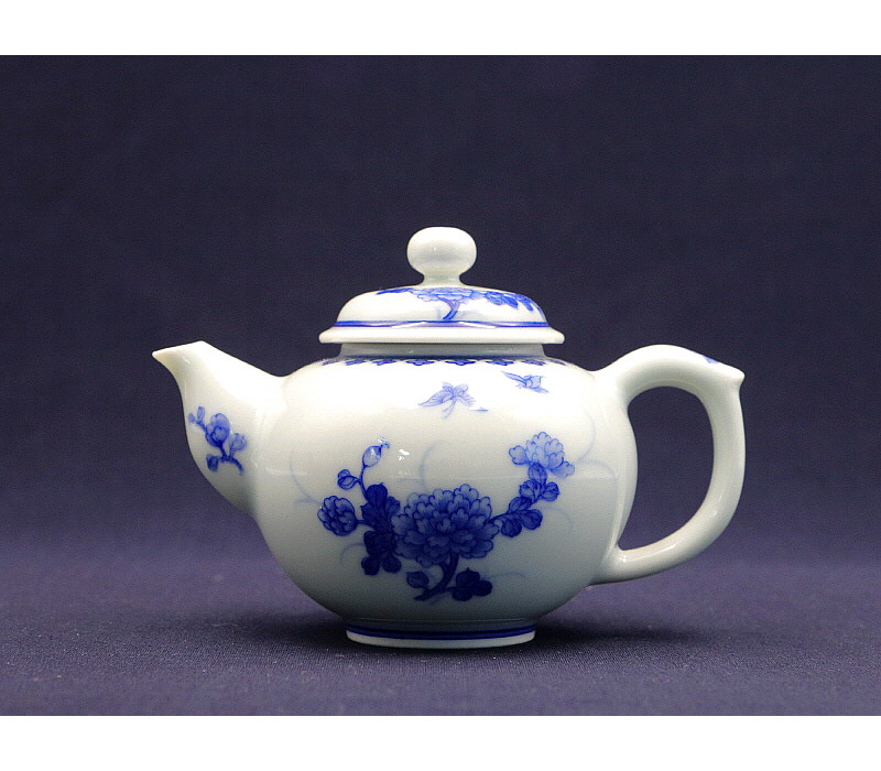 40. 청화 화접문