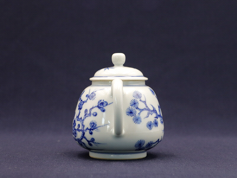 44. 청화 한삼우도문