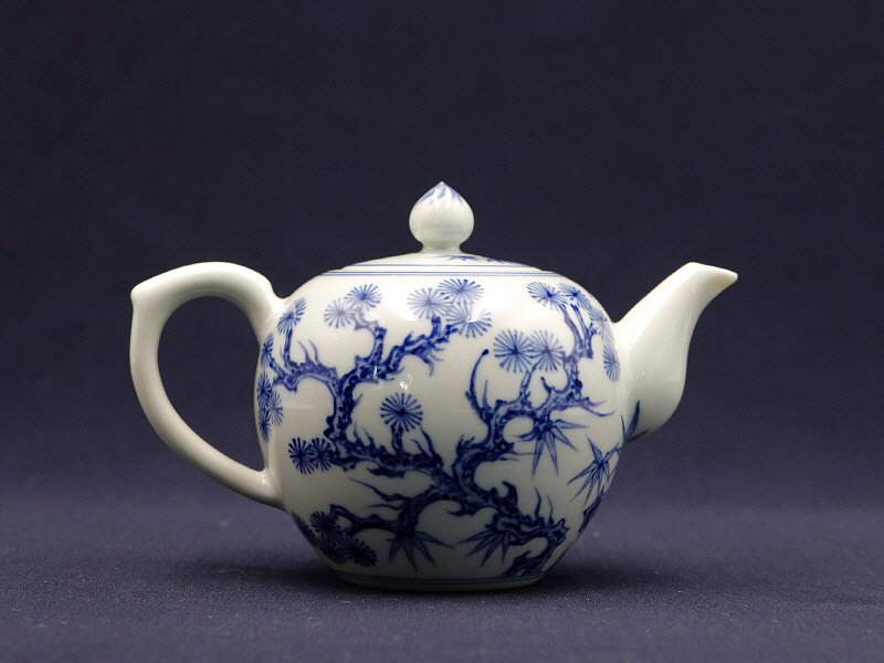 53. 청화 한삼우도문