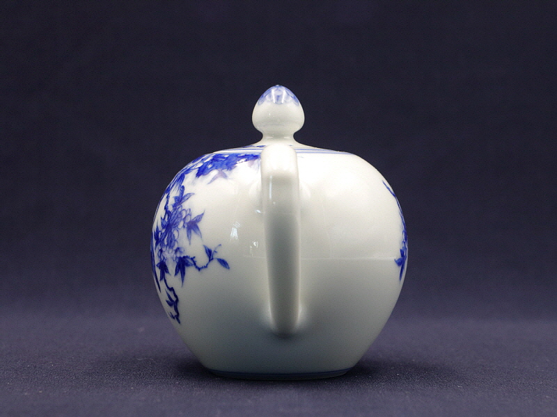 55. 청화 화조문