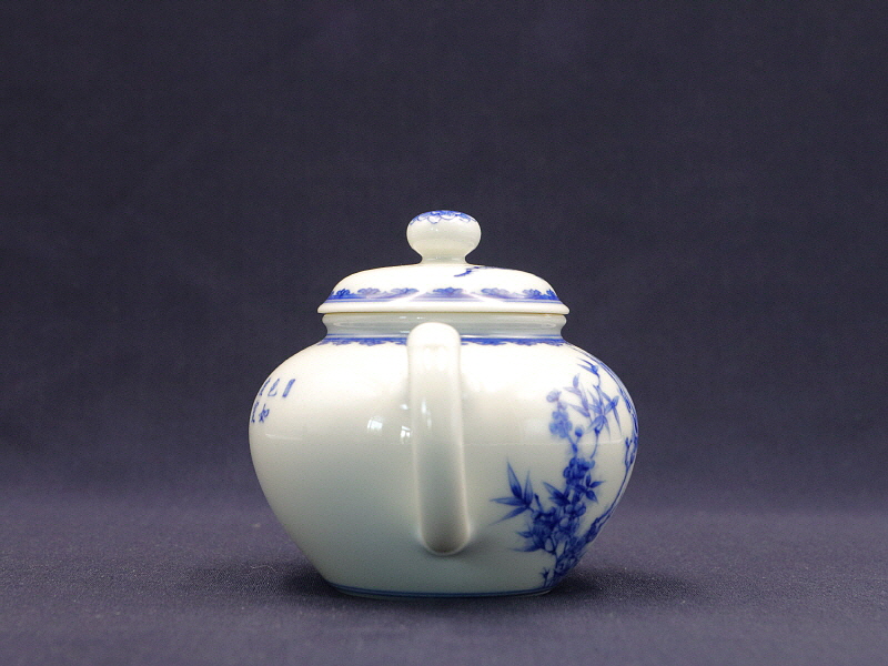 71. 청화 고매문