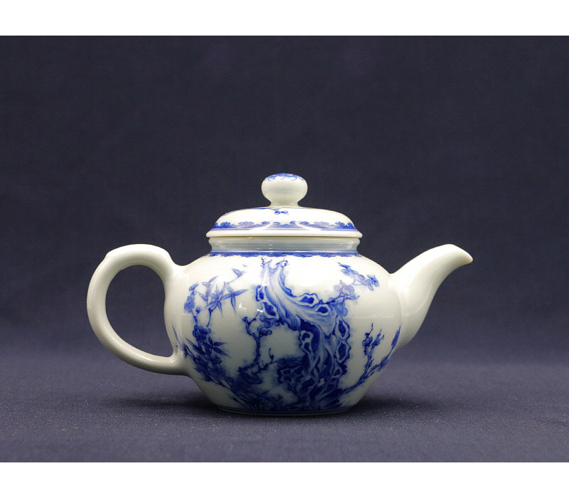 71. 청화 고매문