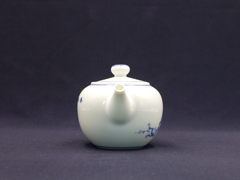 72. 청화 화조문