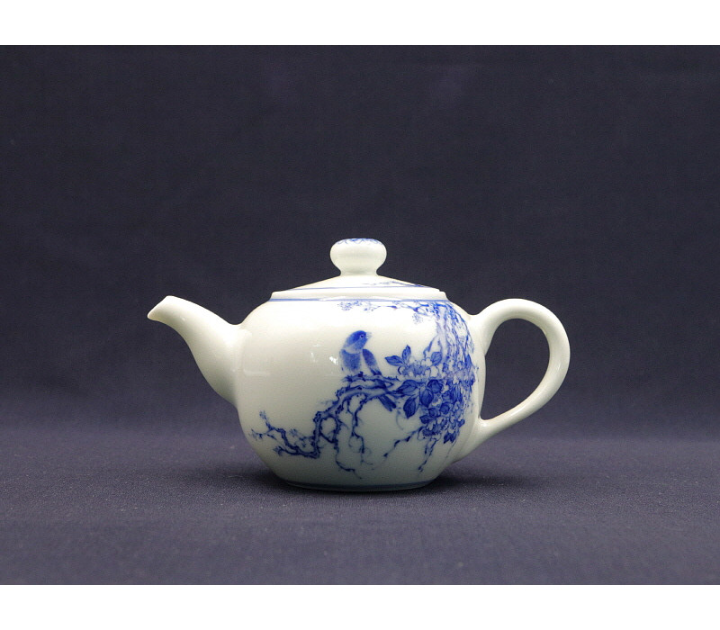 72. 청화 화조문