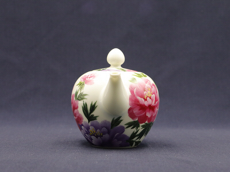 37. 분채 목단문