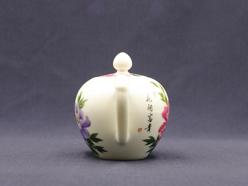 37. 분채 목단문