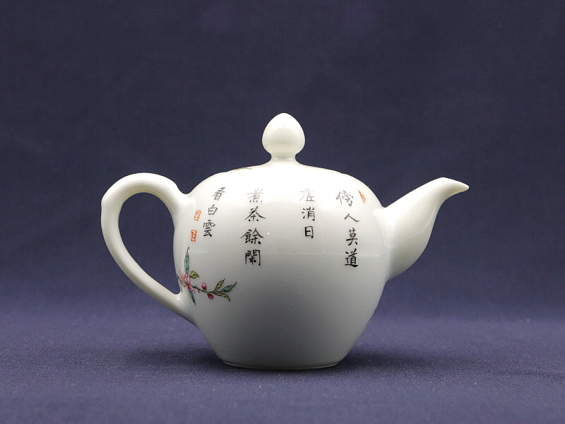 40. 분채 도화접문