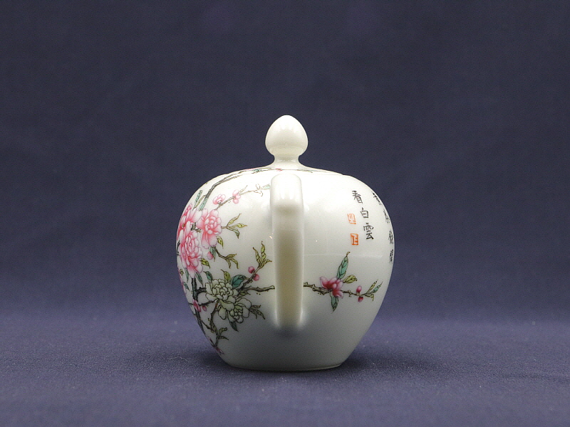 40. 분채 도화접문