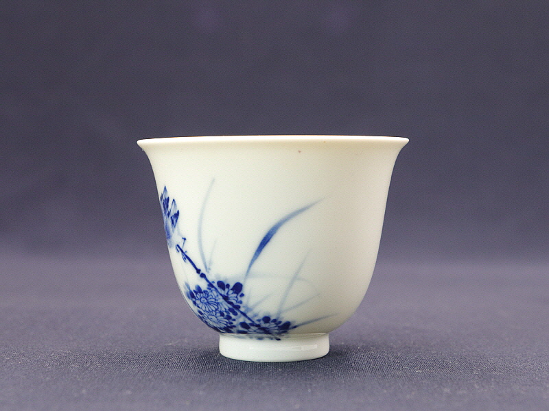 40. 청화 쌍취문