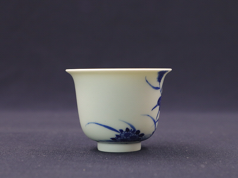 50. 청화 쌍취문