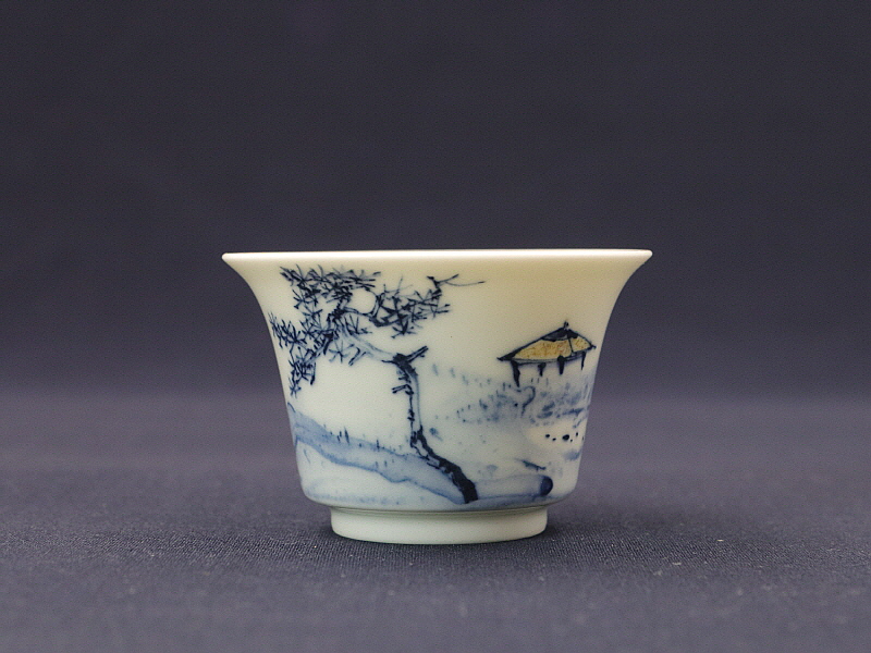 65. 청화유리홍 미가산수문