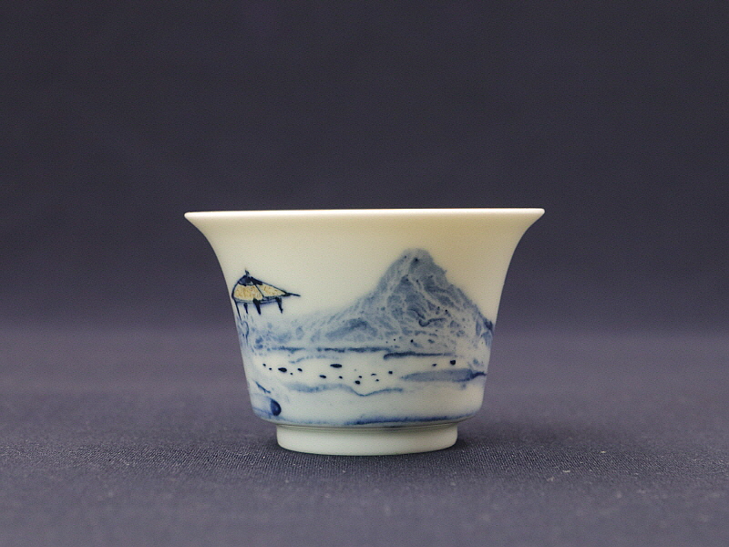 65. 청화유리홍 미가산수문