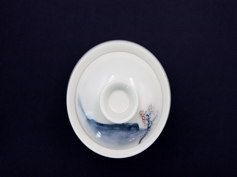 34. 청화유리홍 미가산수문