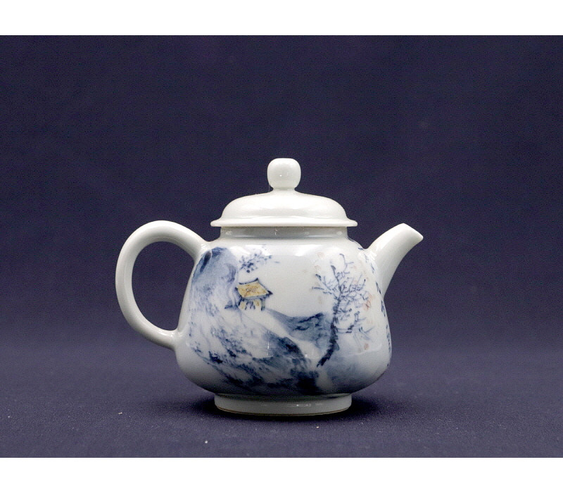 56. 청화유리홍 독락당문