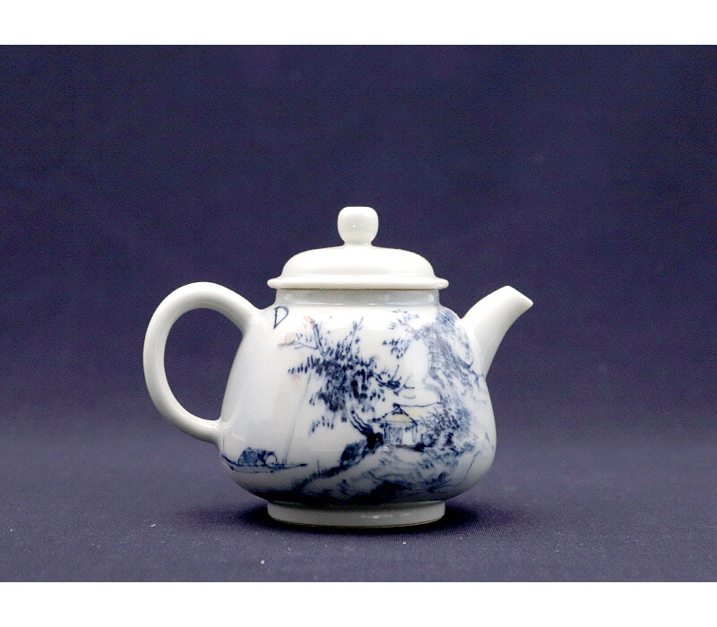 57. 청화유리홍 독락당문