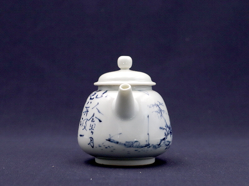 58. 청화유리홍 독락당문