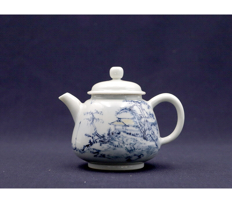 58. 청화유리홍 독락당문