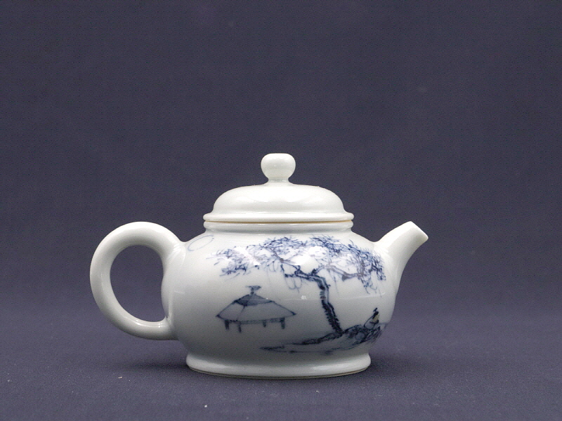 65. 청화유리홍 독락당문