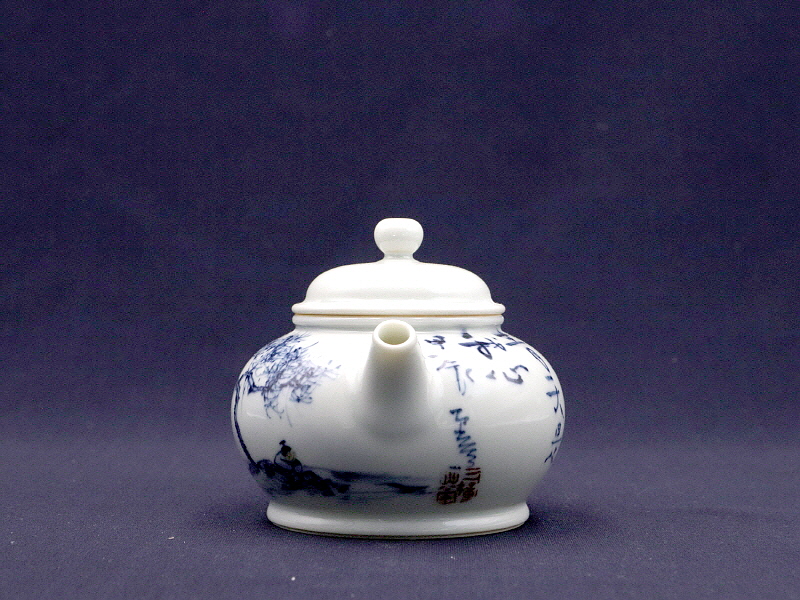 65. 청화유리홍 독락당문