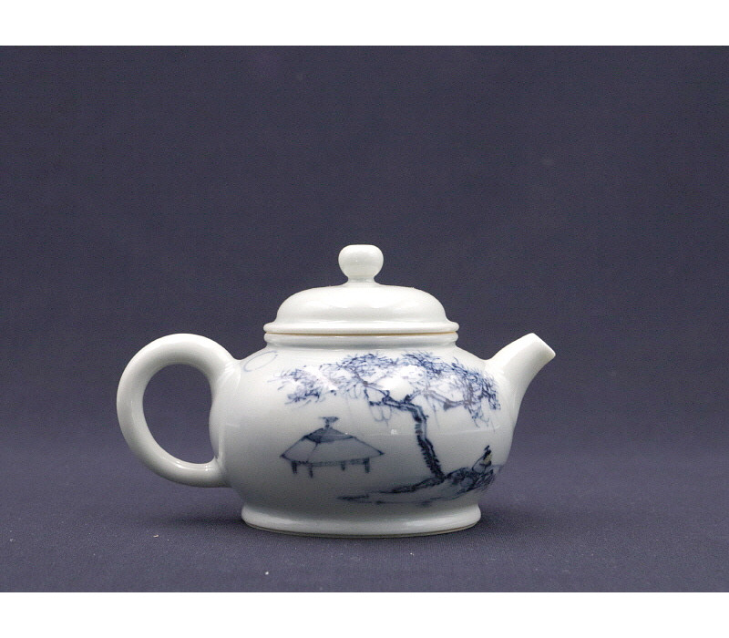 65. 청화유리홍 독락당문