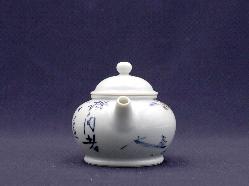 66. 청화유리홍 독락당문