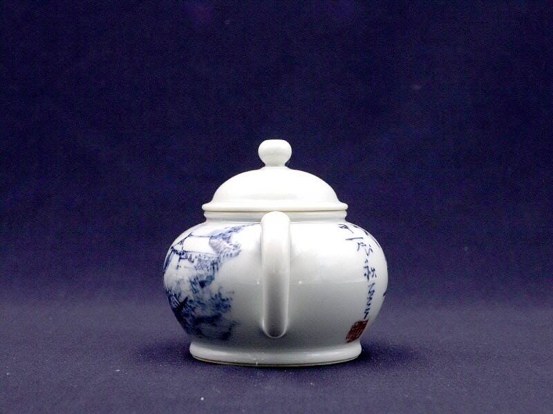 66. 청화유리홍 독락당문