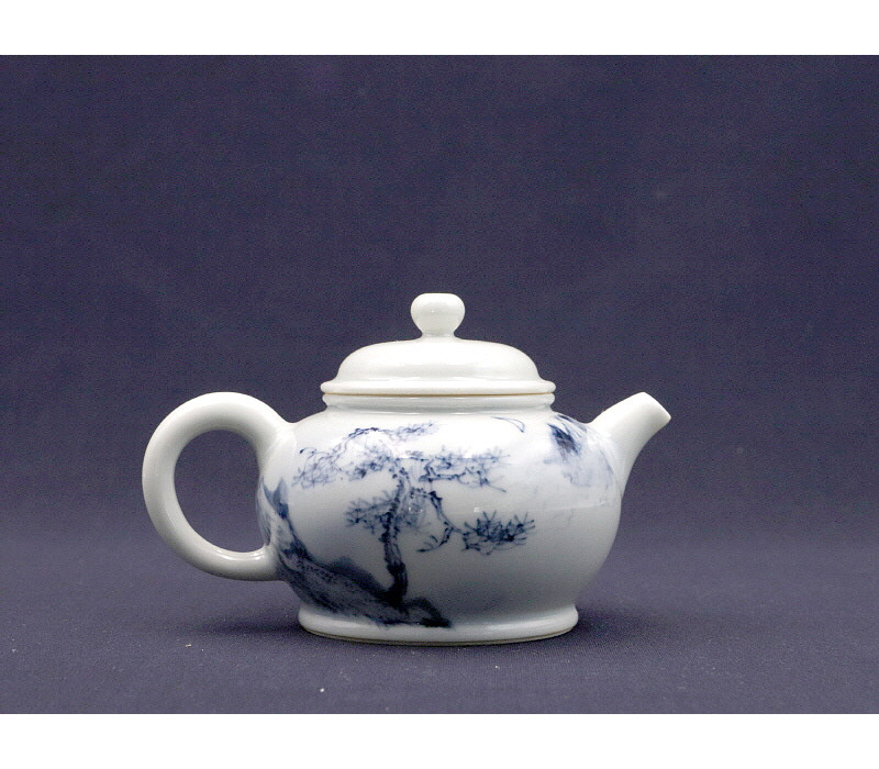 67. 청화유리홍 독락당문