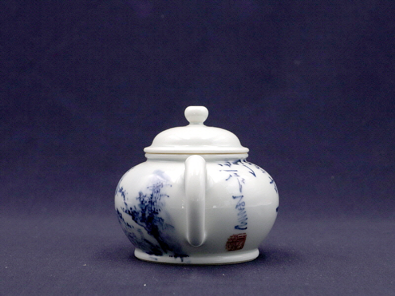 68. 청화유리홍 독락당문