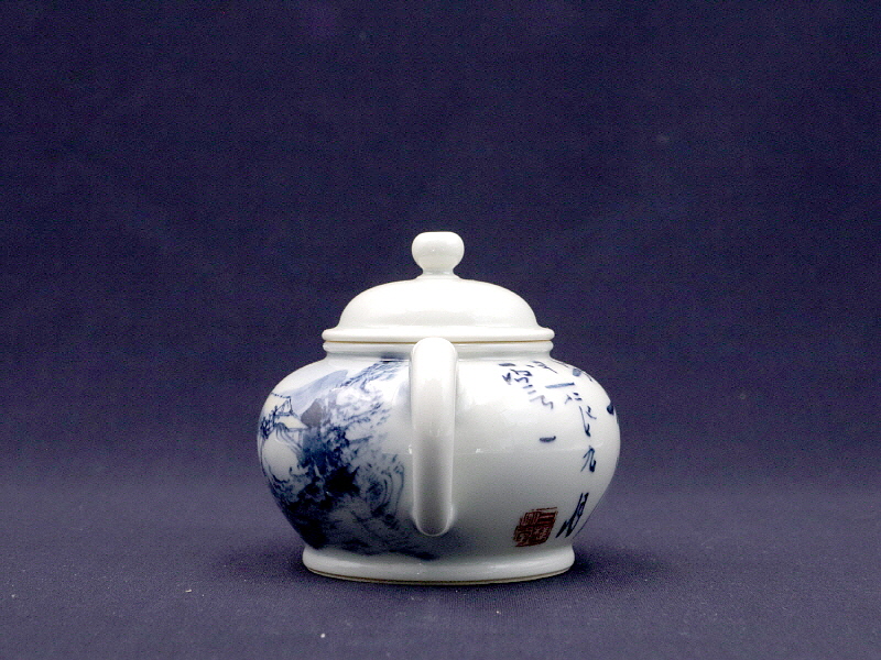 69. 청화유리홍 독락당문