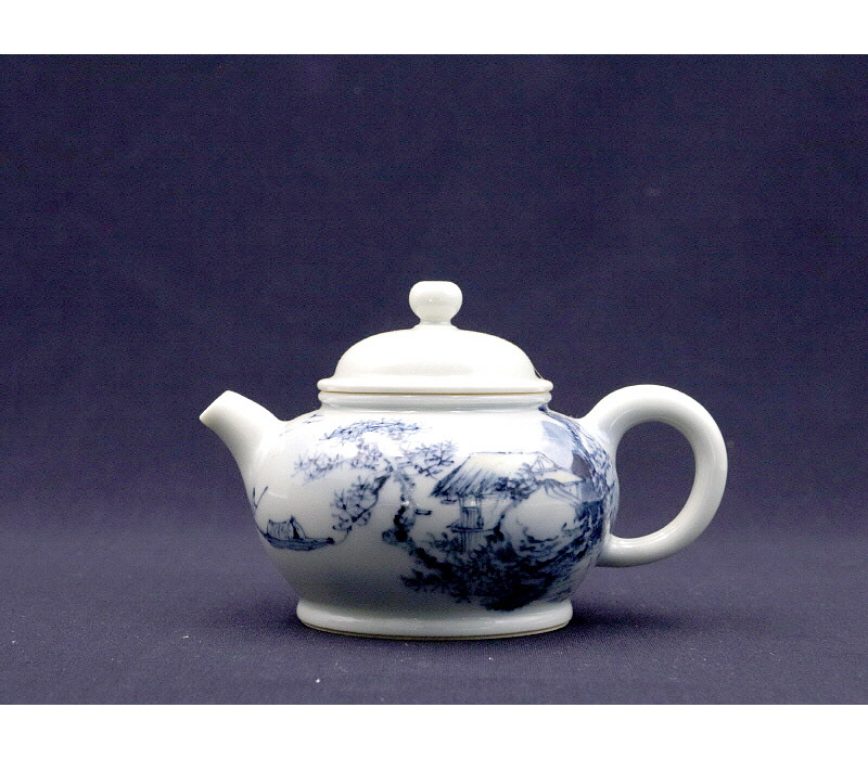 69. 청화유리홍 독락당문