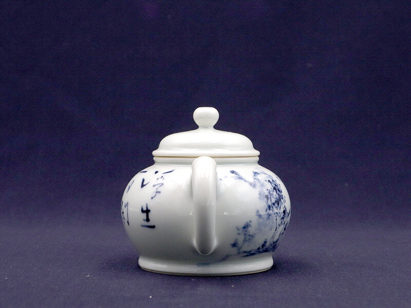 70. 청화유리홍 독락당문