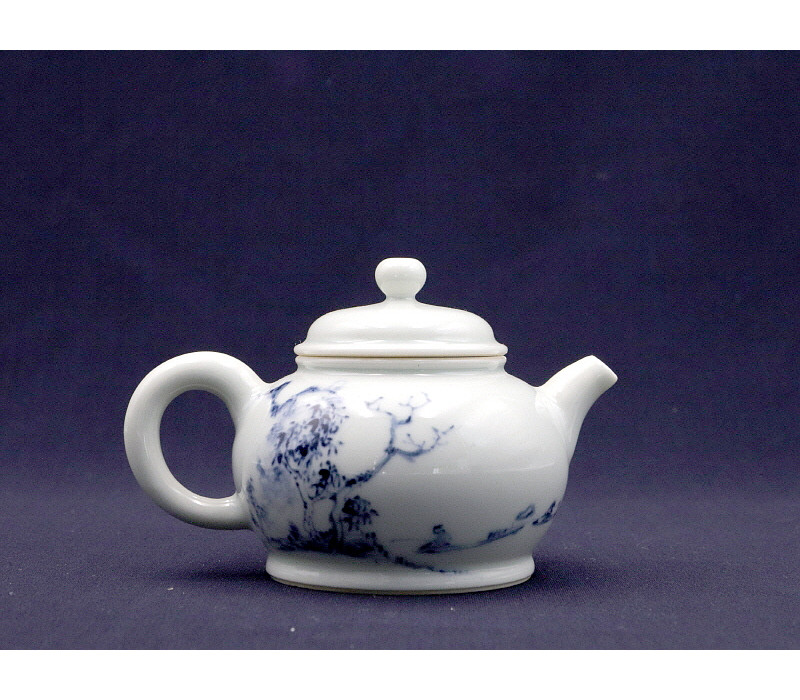 70. 청화유리홍 독락당문