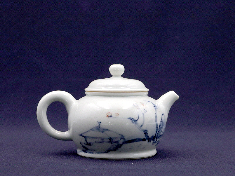 71. 청화유리홍 독락당문