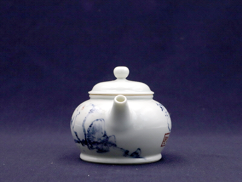 71. 청화유리홍 독락당문