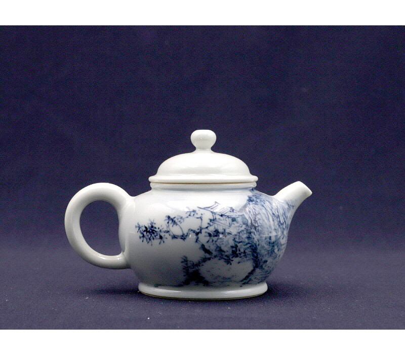 72. 청화유리홍 독락당문