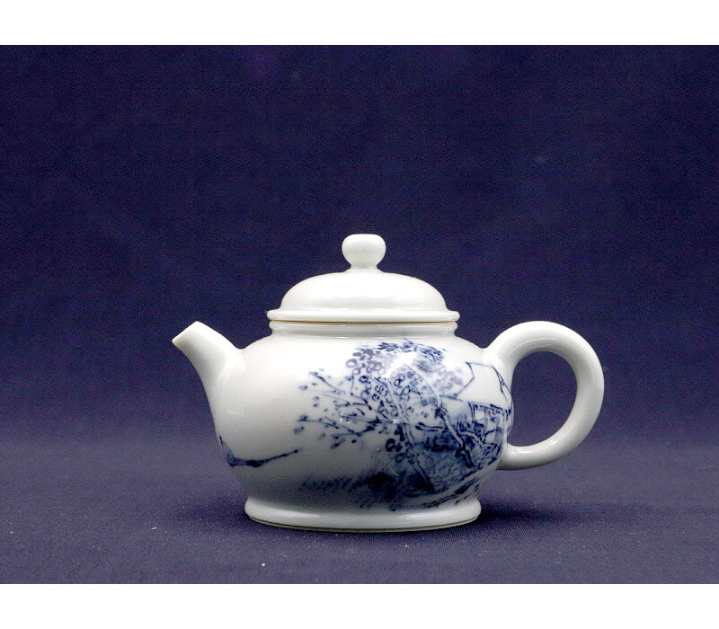 74. 청화유리홍 독락당문