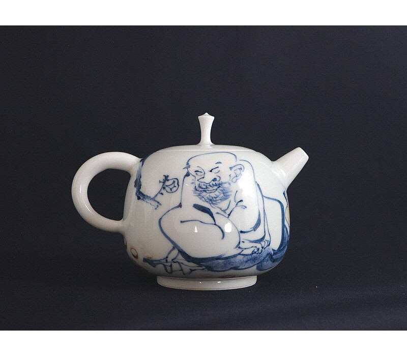 101. 청화유리홍 선인문