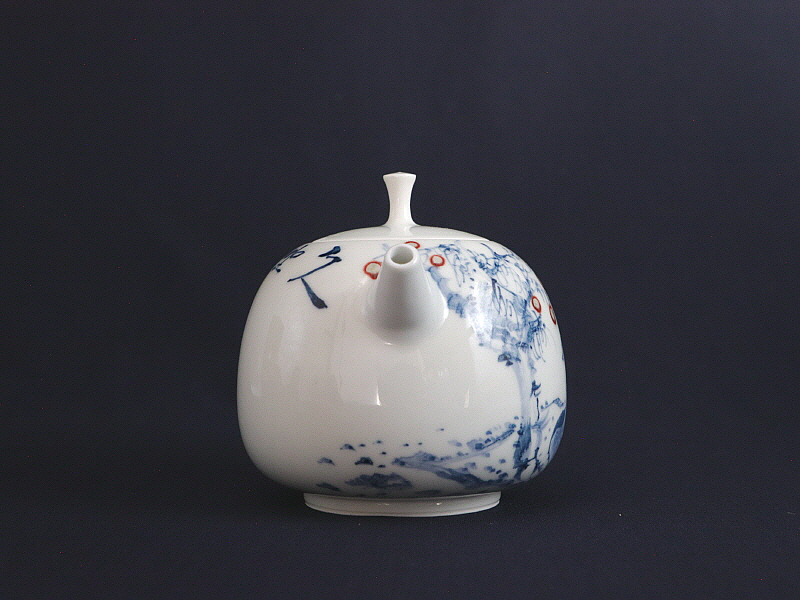 102. 청화유리홍 선인문