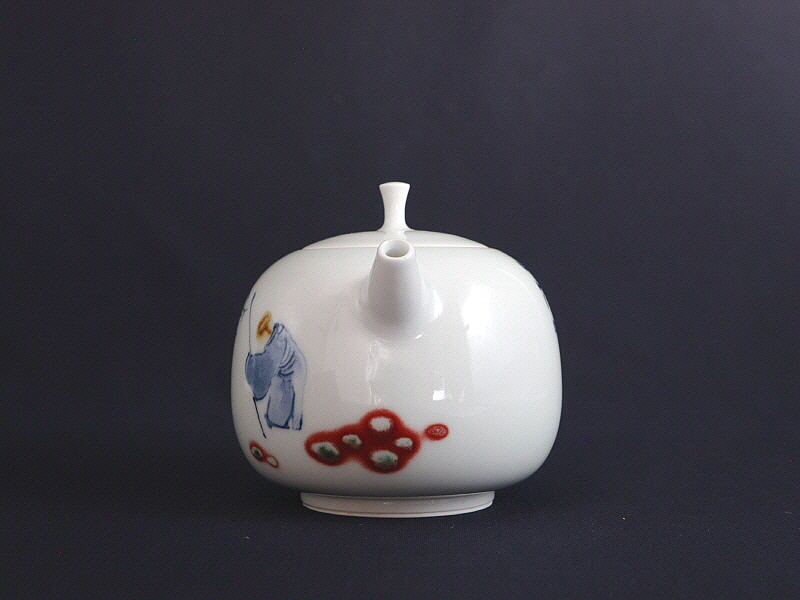 107. 청화유리홍 독락당문