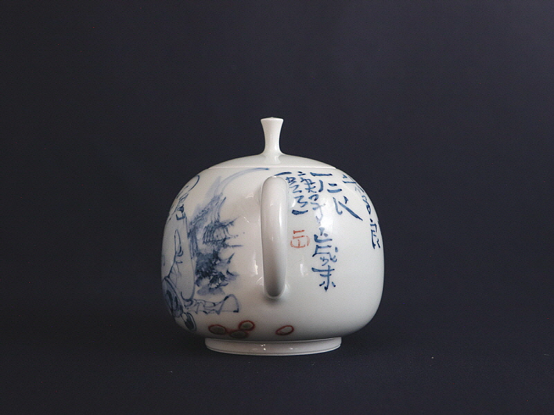 110. 청화유리홍 희담문