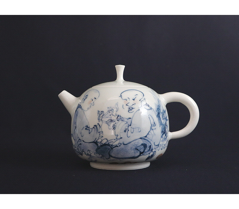 110. 청화유리홍 희담문