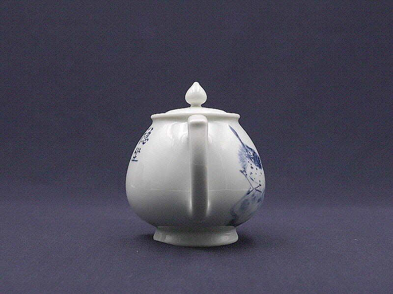 139. 청화 쌍조문