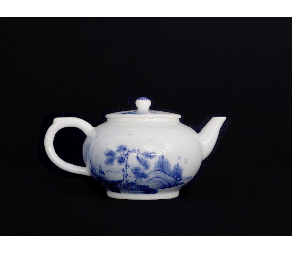 청화 산수문(小)