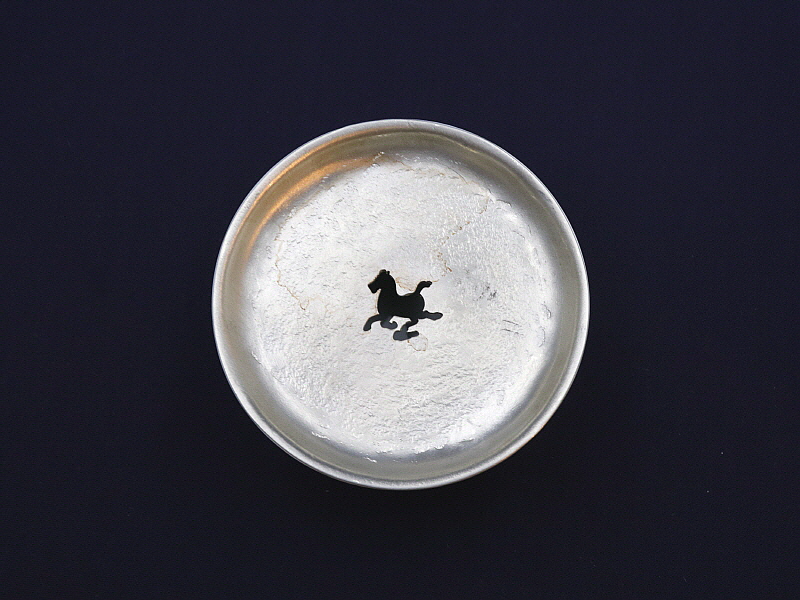 32. 청화 유리홍 락은문