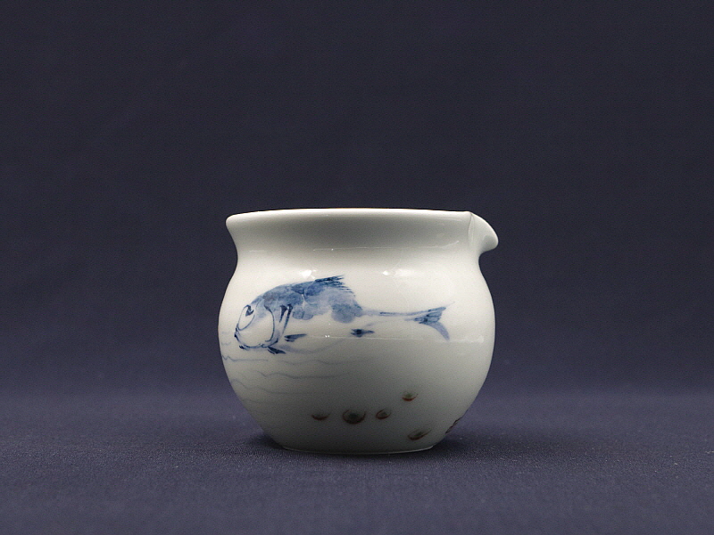 12. 청화유리홍 궐어문